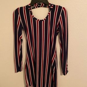 striped dress
